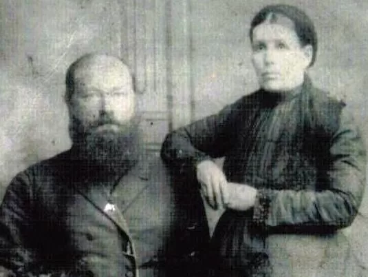 Чернобровкин Сергей с женой.